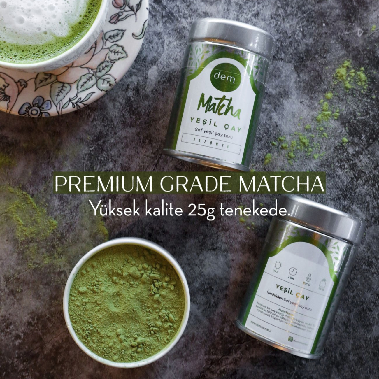 Premium Grade Matcha Çayı